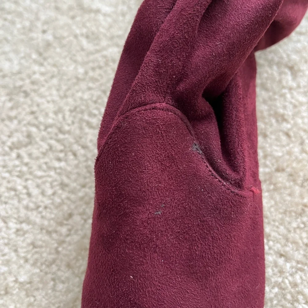 Unisa Over the Knee Boots Red Size 6